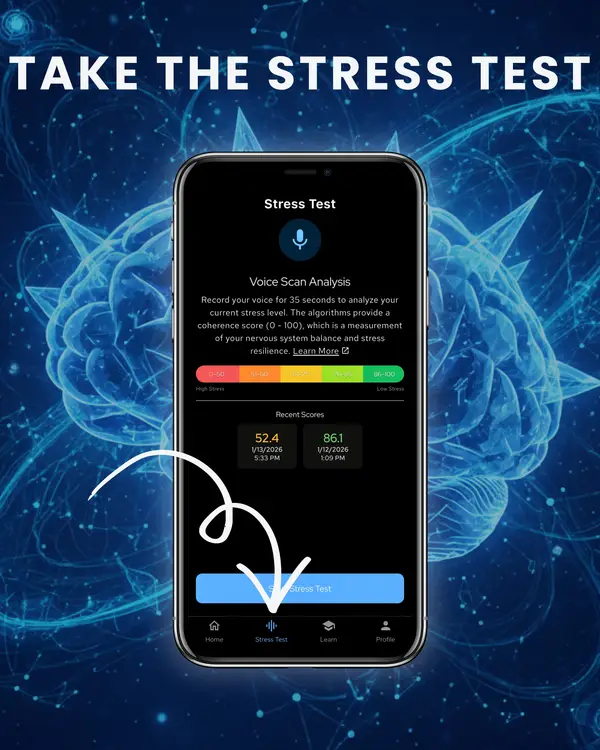Stress Test in NuCalm App